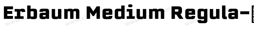 Erbaum Medium Regula字体转换